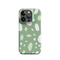 Sprinkle Green Snap case for iPhone