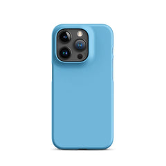 Aqua Blue Snap case for iPhone