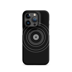 Black Circle Snap case for iPhone