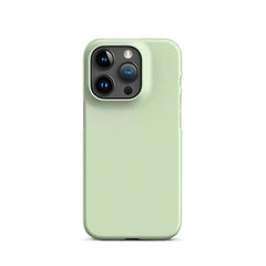 Light Green Snap case for iPhone