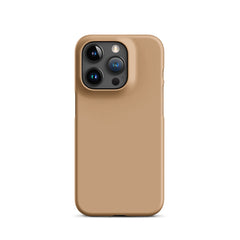 Light Brown Snap case for iPhone