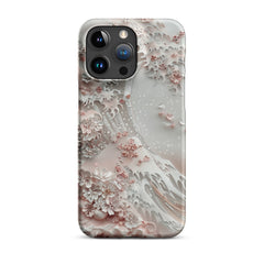 Great Wave White Snap case for iPhone