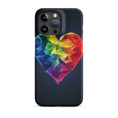 Ranbow Heart Snap case for iPhone