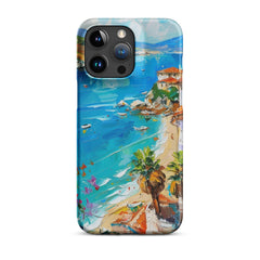 Mediterranean Beach Snap case for iPhone