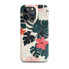 Flower leaves Snap case for iPhone