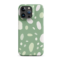 Sprinkle Green Snap case for iPhone