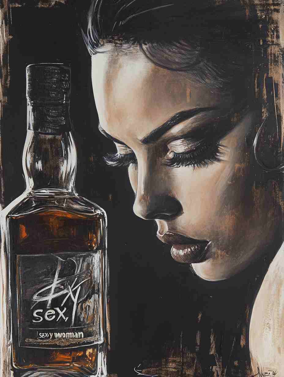 Sexy whiskey Poster Art