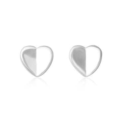 Silver  Heart Earrings