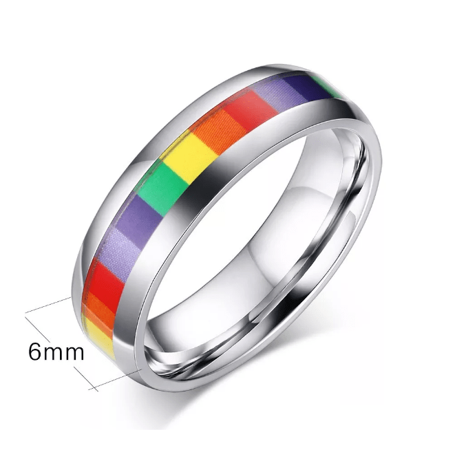 LGBT Pride Mens Ring