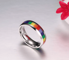 LGBT Pride Mens Ring