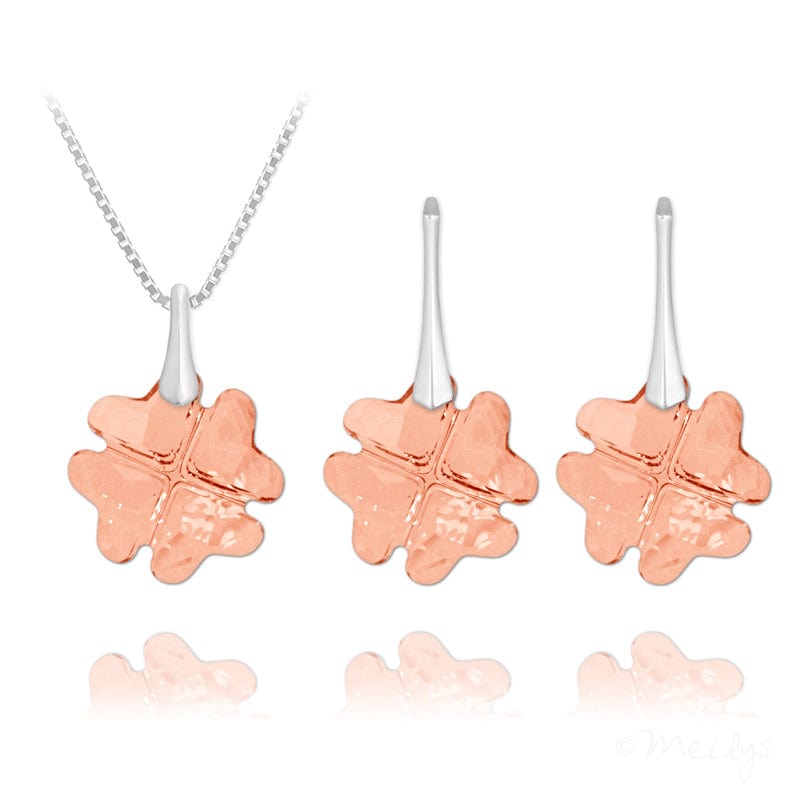 Clover Leaf Silver Jewellery Set