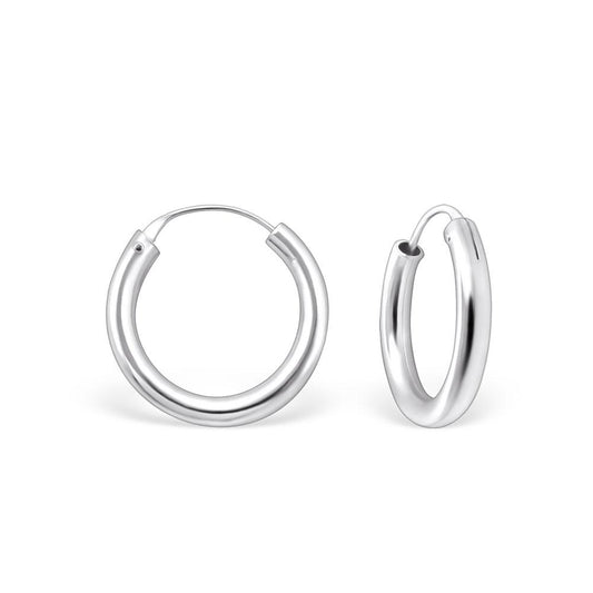 Silver Hoop Earrings