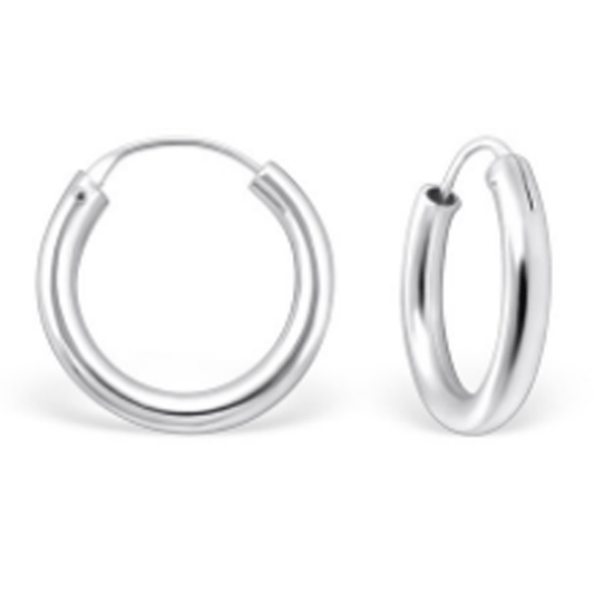 Silver Hoop Earrings