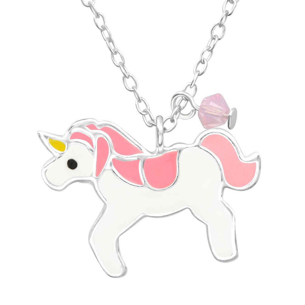 Swarovski crystal unicorn on sale necklace