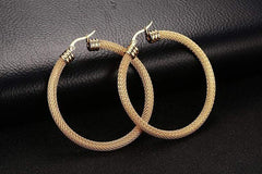 Stainless Steel Gold Hoop Earrings