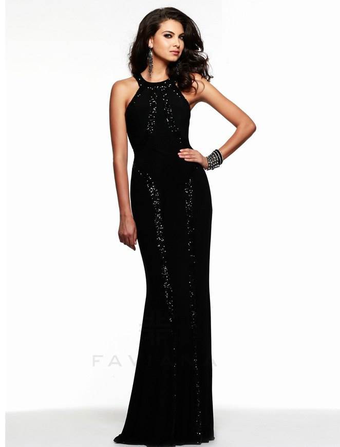 Hollywood Evening Black Gown