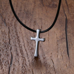 Tungsten  Cross Pendant Necklace for Men