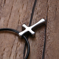 Tungsten  Cross Pendant Necklace for Men