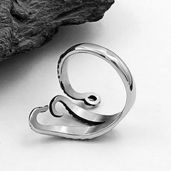 Octopus Tentacle Mens Ring