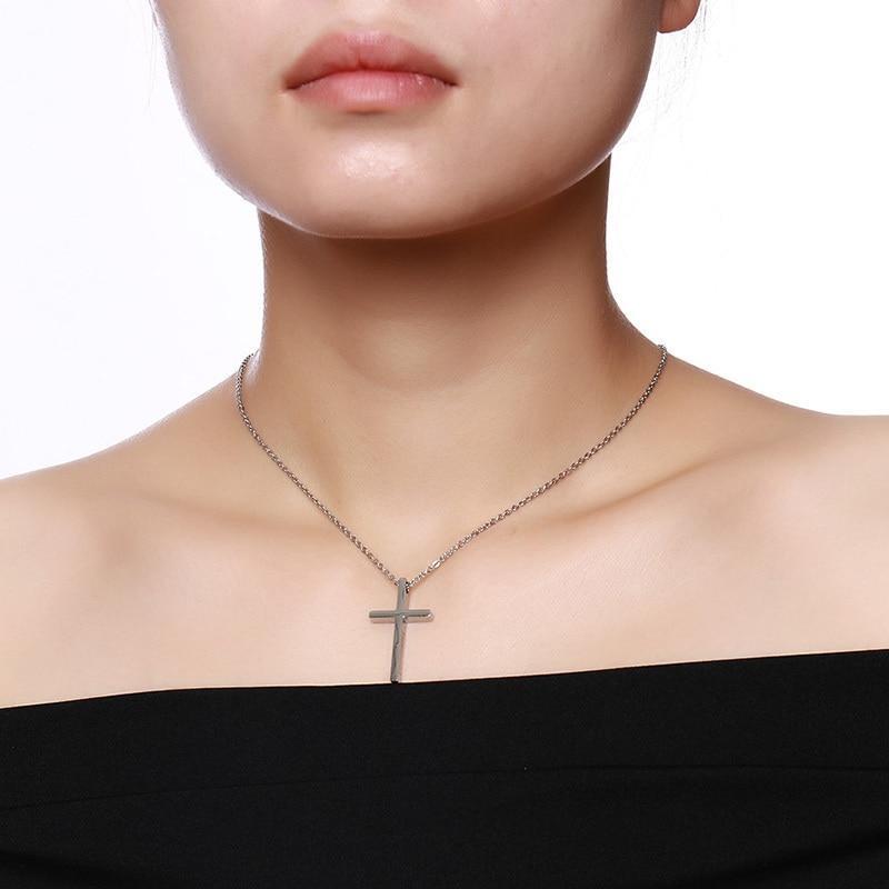 Cross and online chain womens